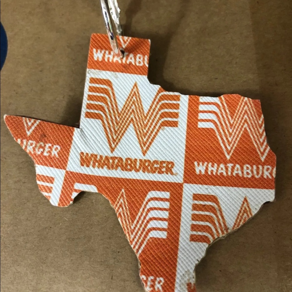 Handmade Texas Whataburger Earrings